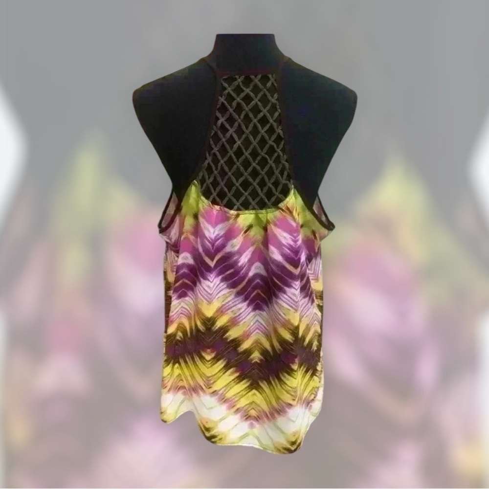 ANA A NEW APPROACH BEACH/CASUAL POOL COVER UP SHEER SUMMER TOP SZ XL